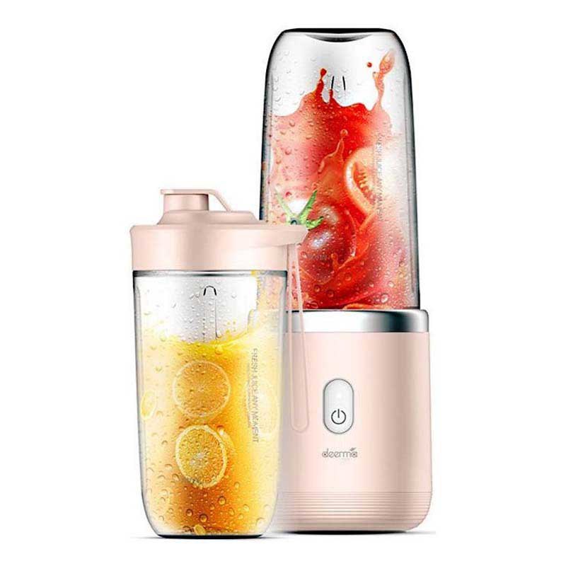 Ready Stock SG Deerma 400ml Portable Mini Juicer Blender USB Rechargeable BPA Free Fast Safe