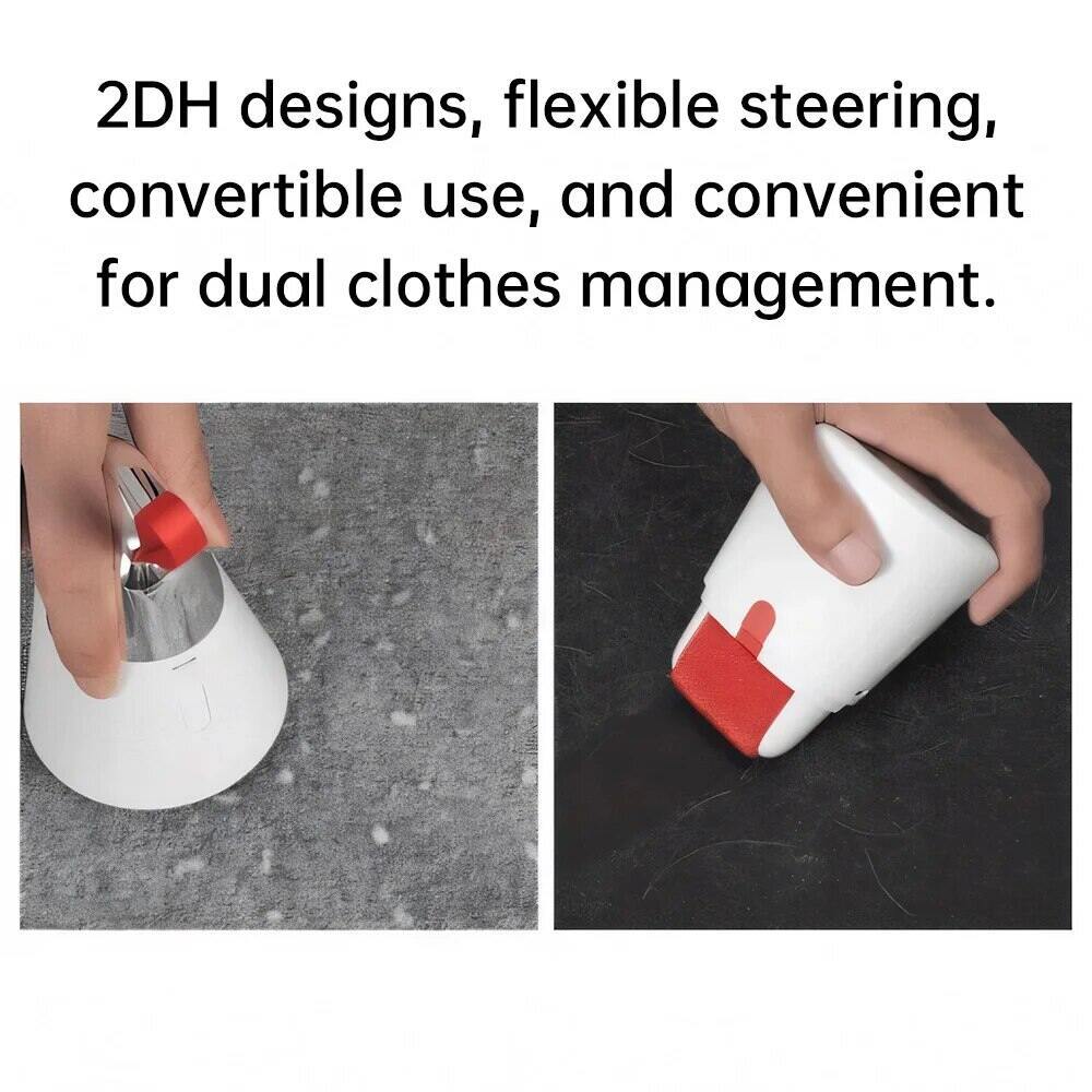 Ready Stock SG Deerma 2 In 1 Mini Hair Ball Trimmer Electrostatic Adhesive Sensitive Safe Sticky Hair Remover