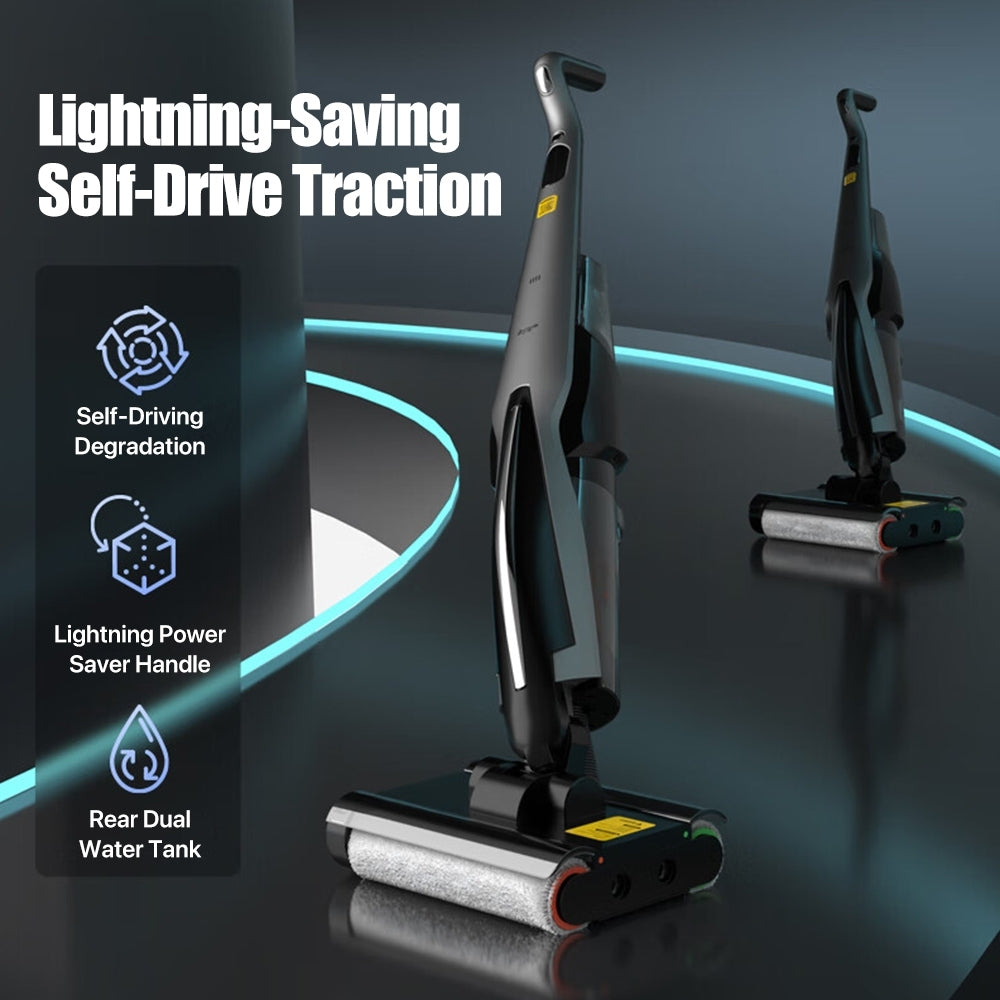 Ready Stock SG Deerma VX96W Cordless Wet Dry Vacuum Smart Sterilization 15KPa