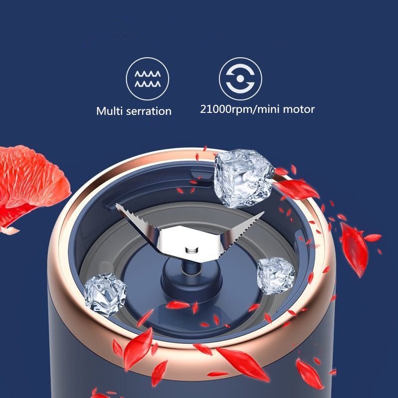 Ready Stock SG Deerma 400ml Portable Mini Juicer Blender USB Rechargeable BPA Free Fast Safe