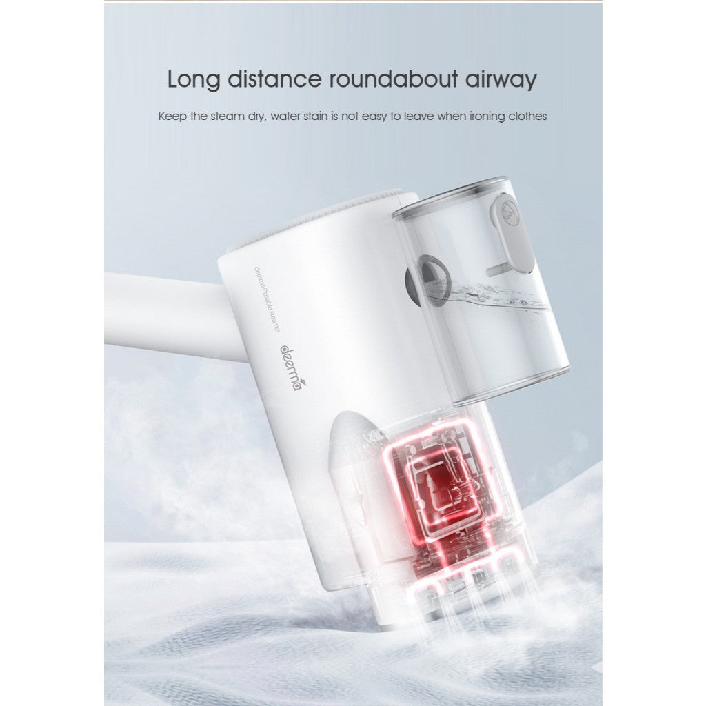 Ready Stock SG Deerma Portable Handheld Steamer Foldable Garment Steamer Travel Steam Iron Handheld Garment Steamer