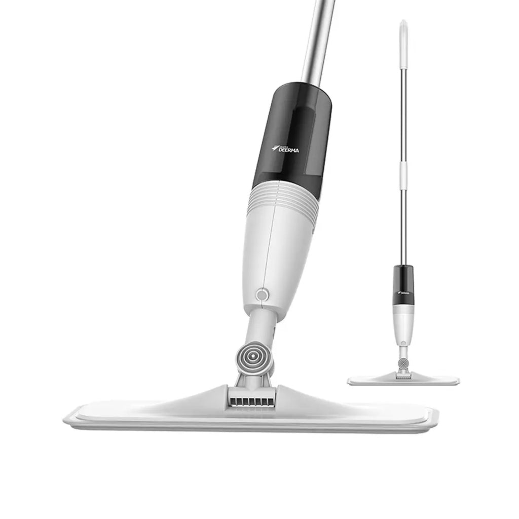 Ready Stock SG Deerma 360 Swivel Floor Mop 350ml Tank 4 Microfiber Pads Durable Cleaning Tool