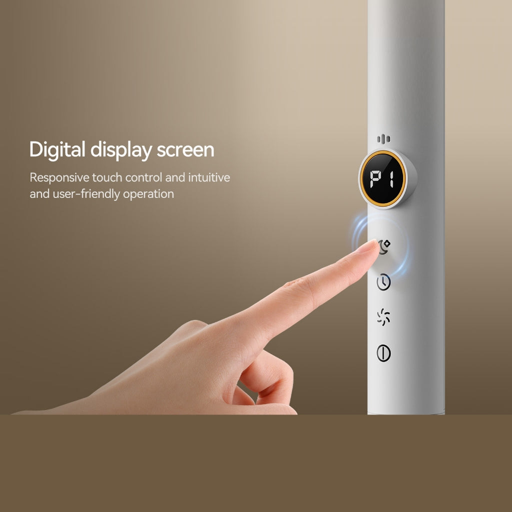 Ready Stock SG Deerma 4 In 1 Desktop Floor Fan Adjustable Touch Display Quiet Breeze