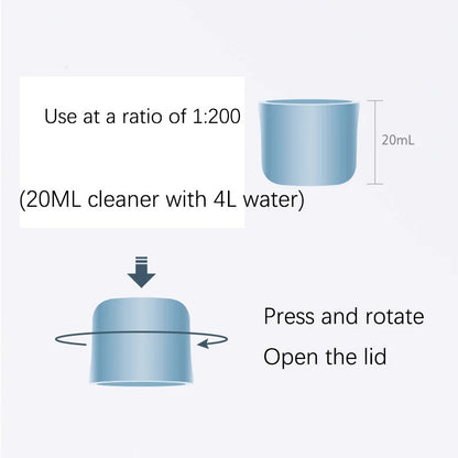 Roborock Floor Cleaning Detergent Multi-Surface Cleaner Cleaning Solution For Roborock Vacuum
