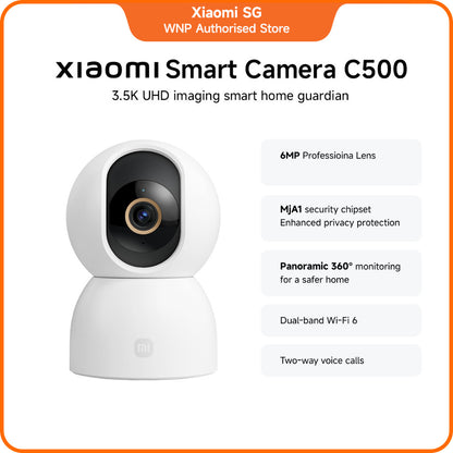New Xiaomi Smart Camera C500 EU | Two-way voice calls, Bidirectional gimbal movement, Smart connections