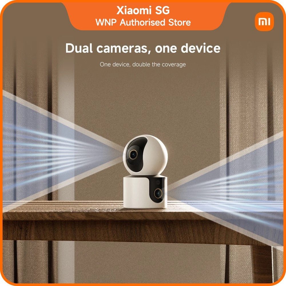 Xiaomi Smart Camera C500 Dual EU Surveillance | 4MP Ultra-HD Resolution | 360° Pan & Tilt | Wi-Fi 6