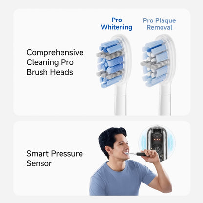 Laifen Wave Pro Transparent Electric Toothbrush - Next-Gen Sonic Power, 66,000 VPM & 60° Deep Cleaning
