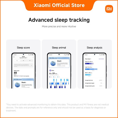 Xiaomi Smart Band 9 Pro | Upgraded all-round sleep monitoring, blood oxygen and heart rate monitoring, 150+ sports modes