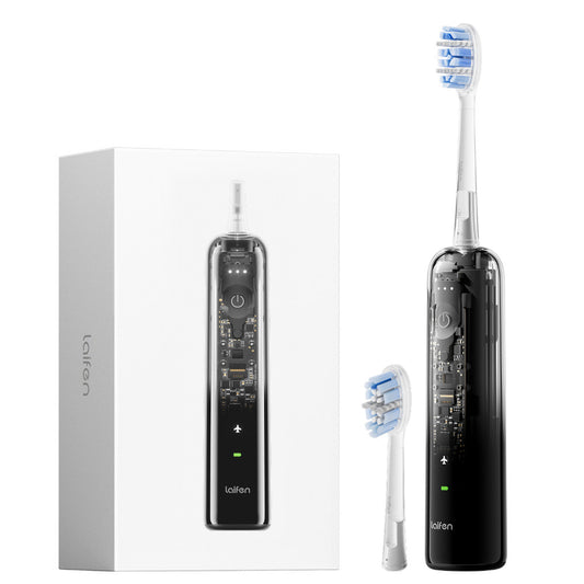 Laifen Wave Pro Transparent Electric Toothbrush - Next-Gen Sonic Power, 66,000 VPM & 60° Deep Cleaning