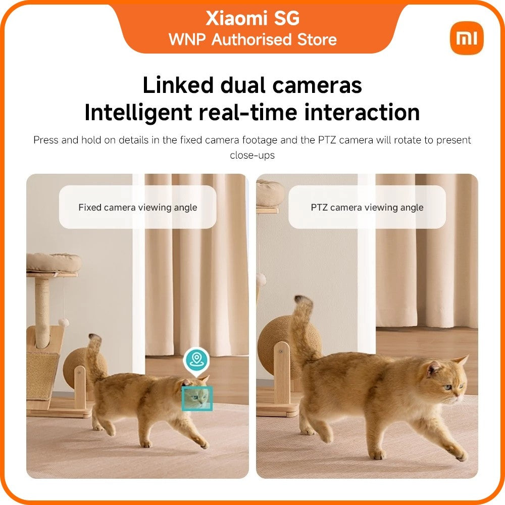 Xiaomi Smart Camera C500 Dual EU Surveillance | 4MP Ultra-HD Resolution | 360° Pan & Tilt | Wi-Fi 6