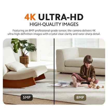 Xiaomi Smart Camera C701 EU 4K Ultra-HD Imaging AI with Local Processing Smart Motion & Noise Alerts