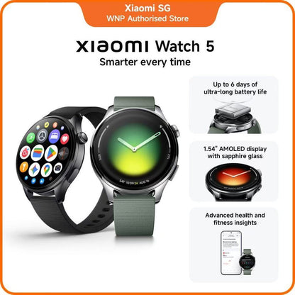 New Xiaomi Watch 5 |Talk to Google Gemini right on your wrist /Up to 6 days of ultra-long battery life