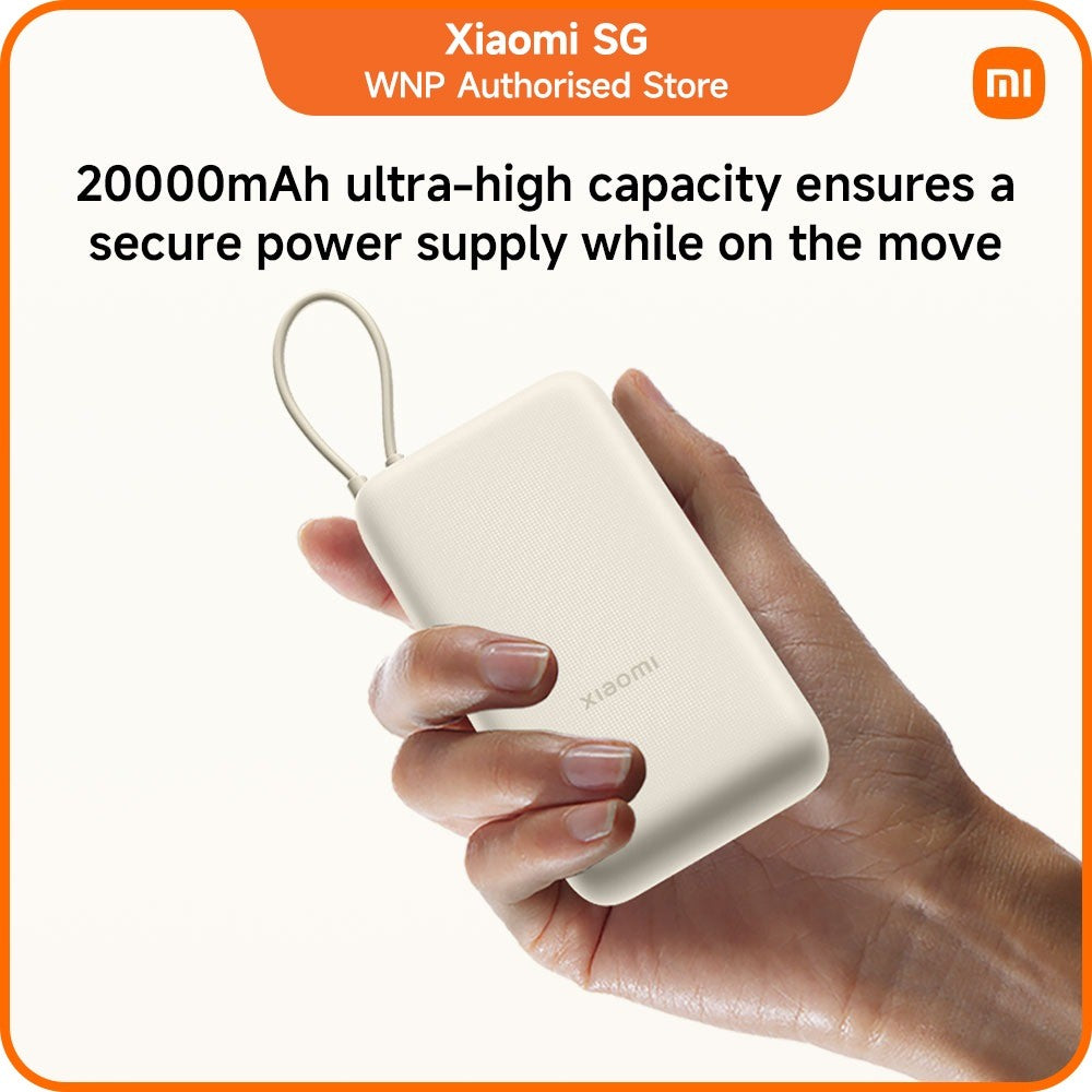 Xiaomi 33W Power Bank 20000mAh (Integrated Cable)
