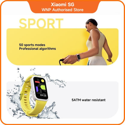 Xiaomi Smart Band 9 Active | 1.47'' large display, Up to 18-day battery life