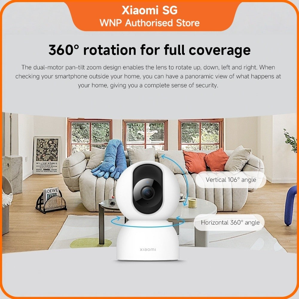Xiaomi Smart Camera C400 4MP 360° Vision AI Human Detection CCTV IP Camera