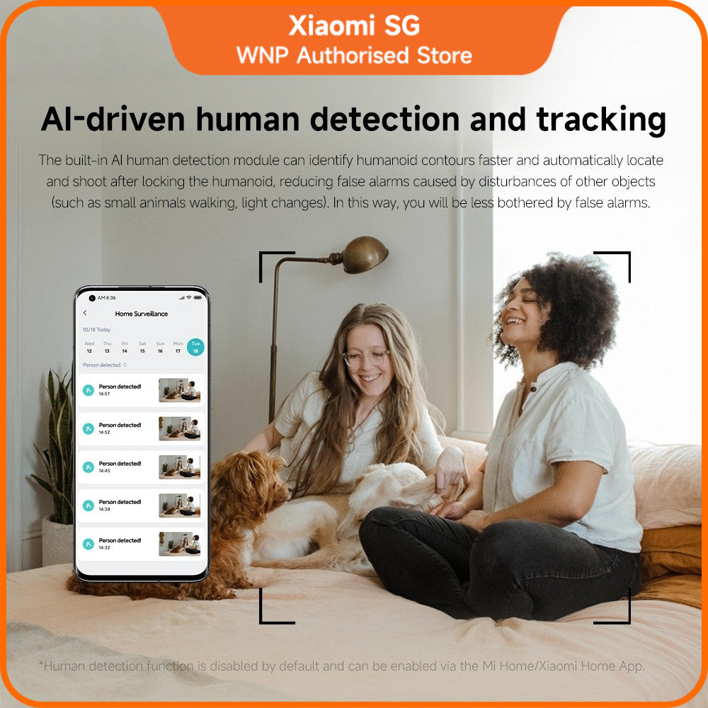 Xiaomi Smart Camera C400 4MP 360° Vision AI Human Detection CCTV IP Camera