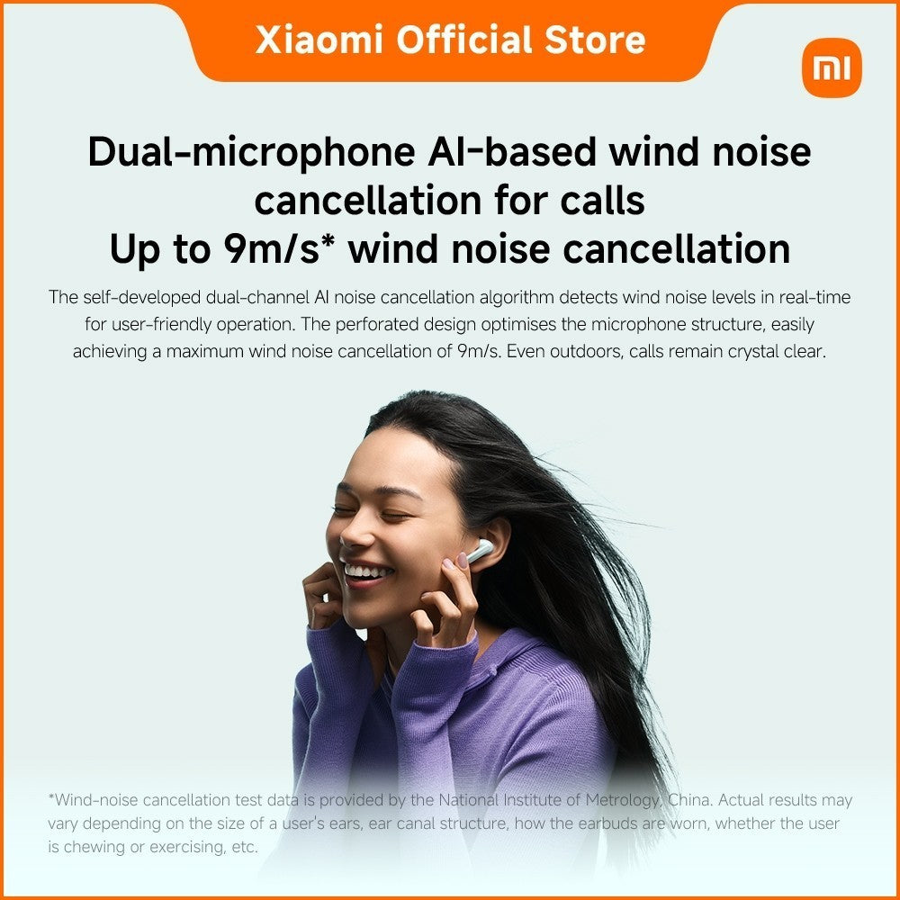 Xiaomi REDMI Buds 6 | Dual-driver acoustic design, Up to 49dB active noise cancellation