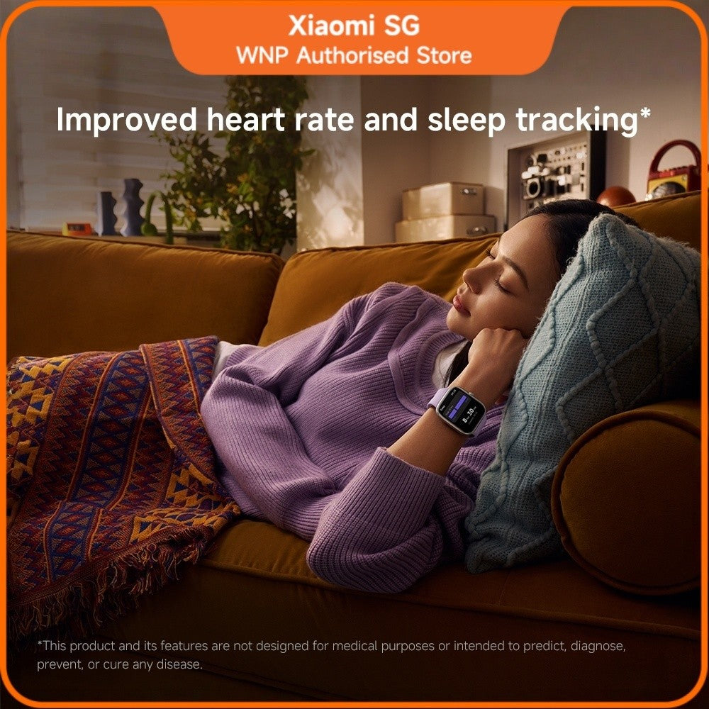 REDMI Watch 5 | ''2.07'' ultra-thin bezel AMOLED display, Up to 24 days long battery life, Supports Bluetooth phone call