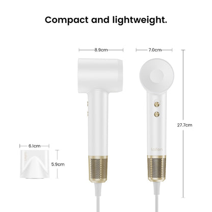 Laifen Swift Premium High-speed Hair Dryer Fast Drying Thermo-Control 3-Color LED Ring