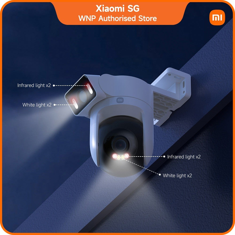 Xiaomi Outdoor Camera CW500 Dual | Dual 4MP lens, IP66 water dust resistant, AI human and vehicle detection