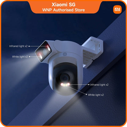 Xiaomi Outdoor Camera CW500 Dual | Dual 4MP lens, IP66 water dust resistant, AI human and vehicle detection