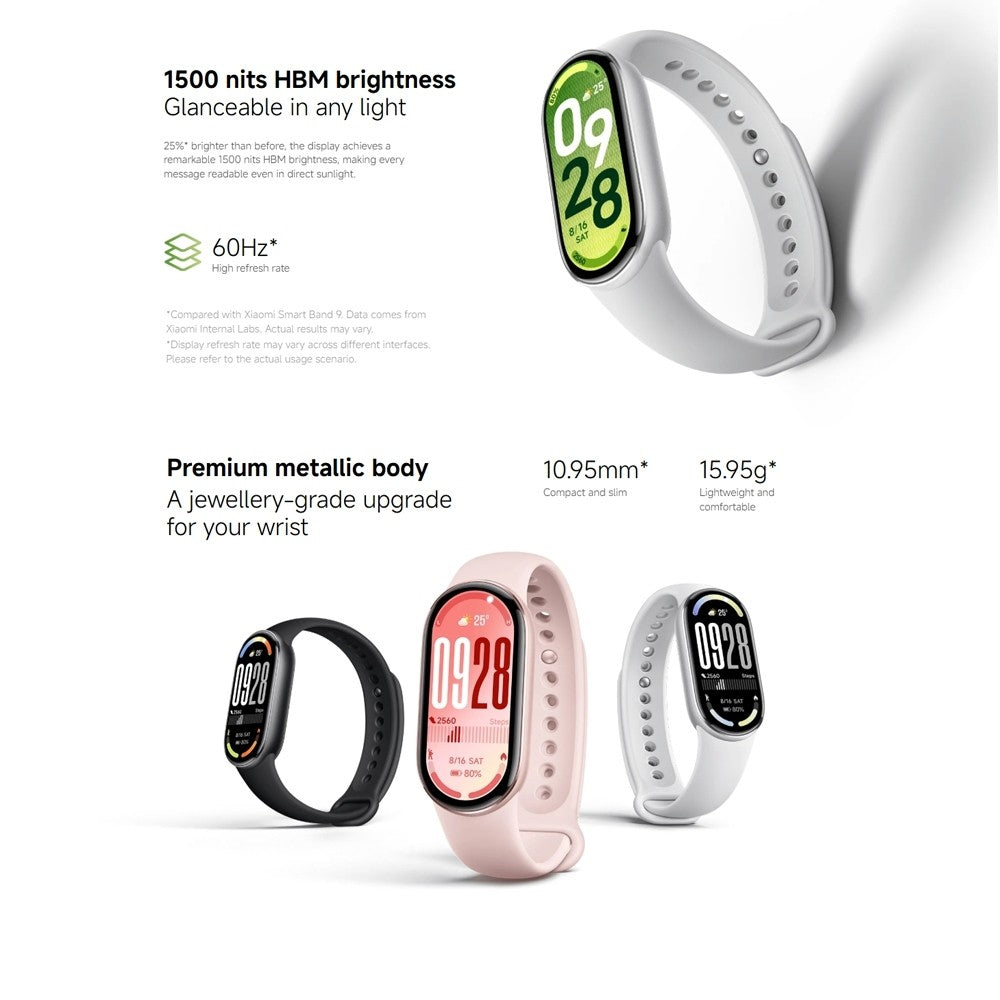Xiaomi Smart Band 10 | 1.72'' AMOLED display, Enhanced sleep management, Advanced swimming mode