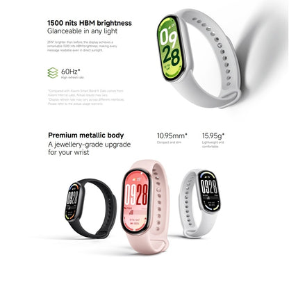Xiaomi Smart Band 10 | 1.72'' AMOLED display, Enhanced sleep management, Advanced swimming mode