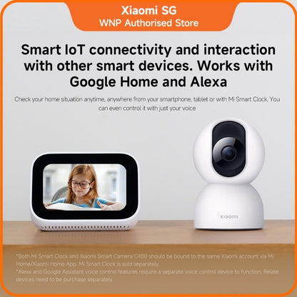Xiaomi Smart Camera C400 4MP 360° Vision AI Human Detection CCTV IP Camera