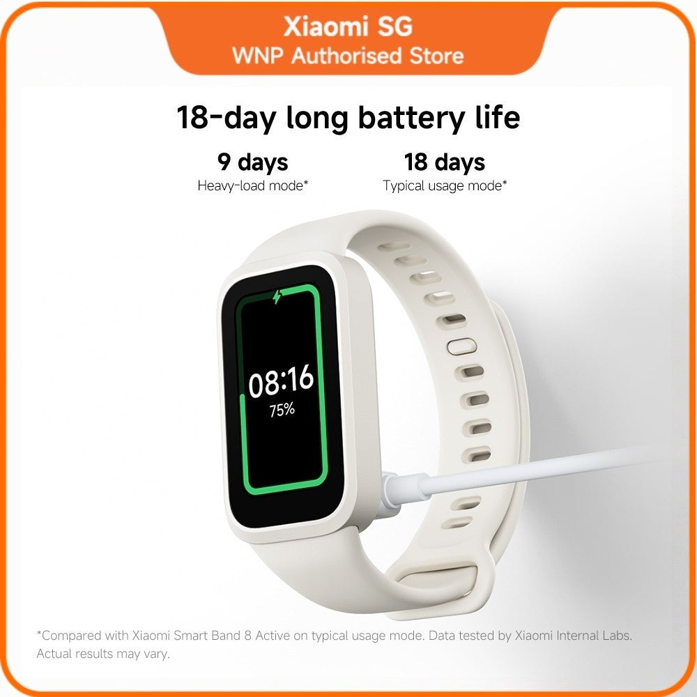 Xiaomi Smart Band 9 Active | 1.47'' large display, Up to 18-day battery life
