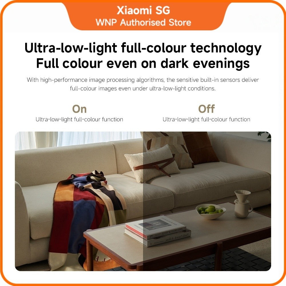 Xiaomi Smart Camera C100 Supports two-way audiocommunication 3MP