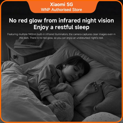 Xiaomi Smart Camera C100 Supports two-way audiocommunication 3MP