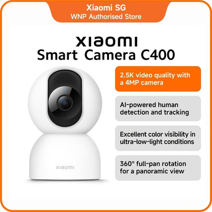 Xiaomi Smart Camera C400 4MP 360° Vision AI Human Detection CCTV IP Camera