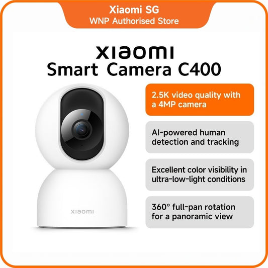Xiaomi Smart Camera C400 4MP 360° Vision AI Human Detection CCTV IP Camera