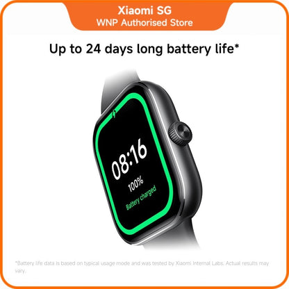 REDMI Watch 5 | ''2.07'' ultra-thin bezel AMOLED display, Up to 24 days long battery life, Supports Bluetooth phone call