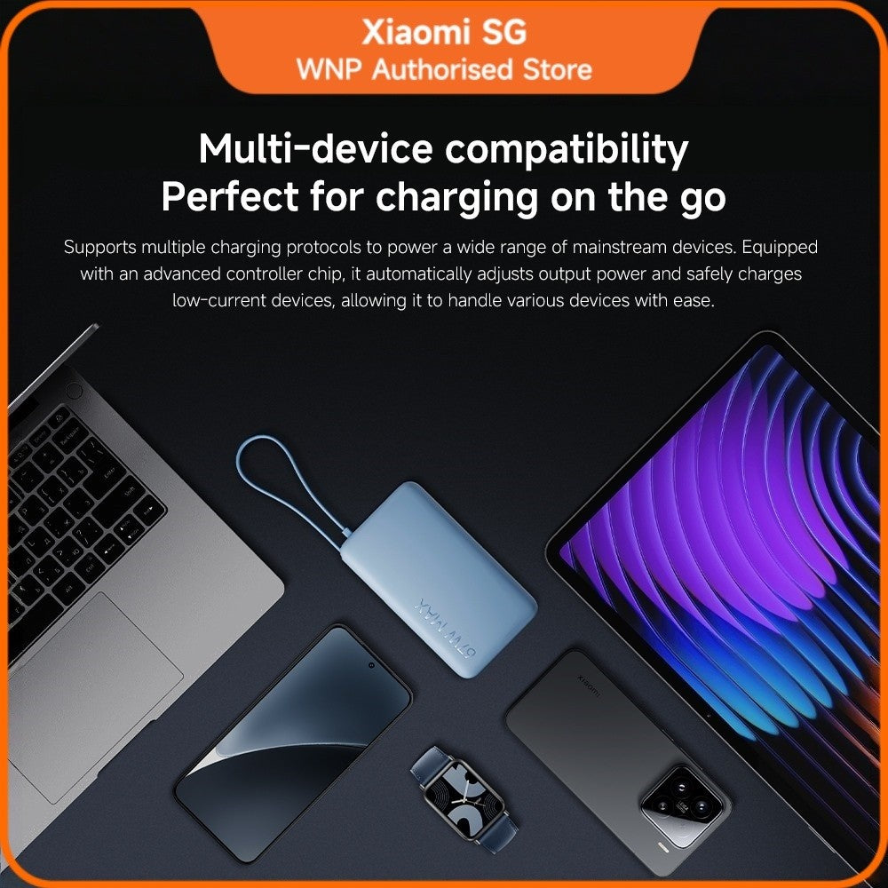 Xiaomi 67W Power Bank 10000 (Integrated Cable)