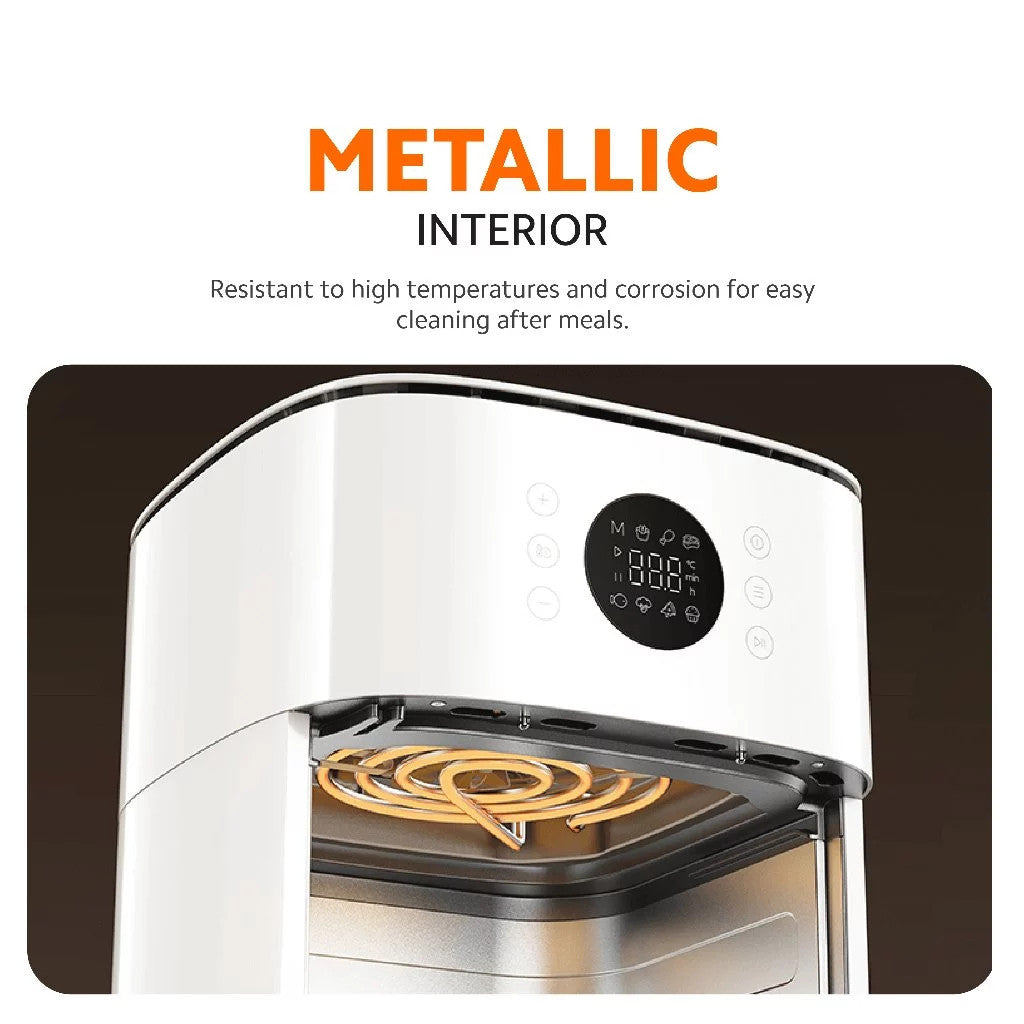 Xiaomi Air Fryer 6.5L 360° Convection Cooking 1700W Rapid Heating Seven Preset Modes Dishwasher-Safe