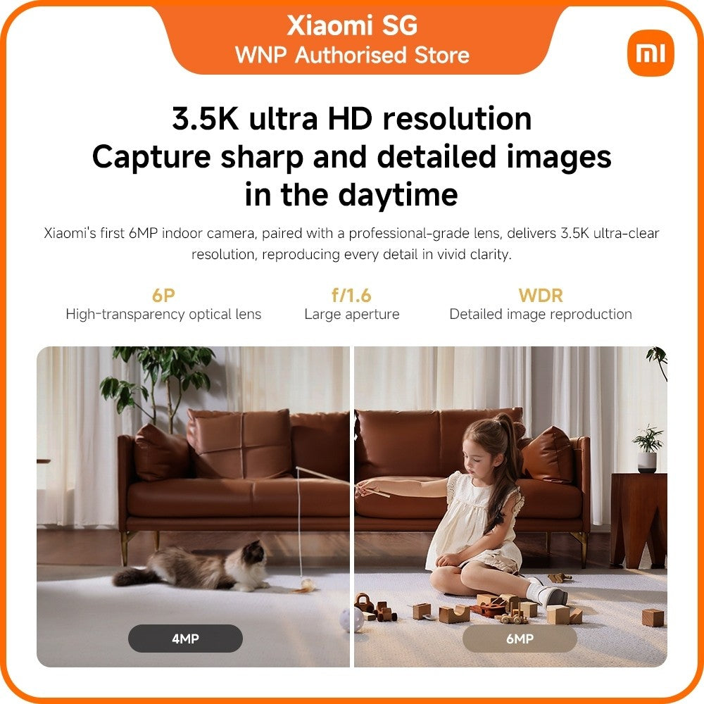 New Xiaomi Smart Camera C500 EU | Two-way voice calls, Bidirectional gimbal movement, Smart connections