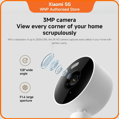 Xiaomi Smart Camera C100 Supports two-way audiocommunication 3MP