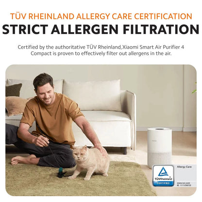 Xiaomi Smart Air Purifier 4 Compact UE 3-in-1 Filter Smart control Real-time Air Quality Monitoring