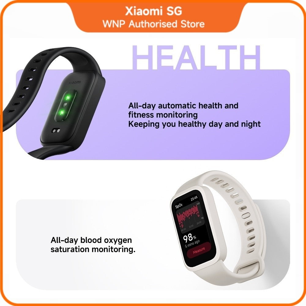 Xiaomi Smart Band 9 Active | 1.47'' large display, Up to 18-day battery life