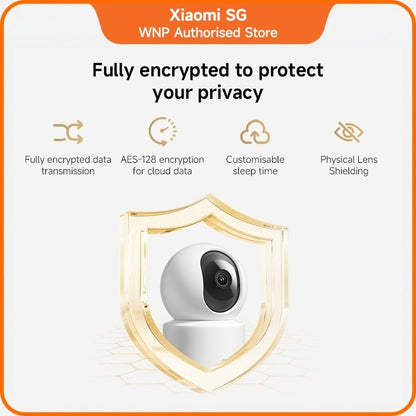 Xiaomi Smart Camera C201 | 1080p Full HD, Panoramic 360° monitoring, Accurate local human detection and motion
