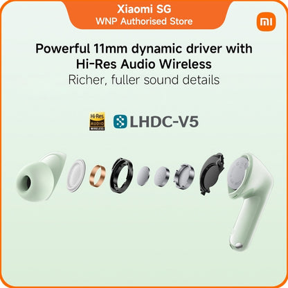 REDMI Buds 8 | 50dB deep ANC, 44 hours battery life, Hi-Res Audio wireless, Dual-device connection, TWS