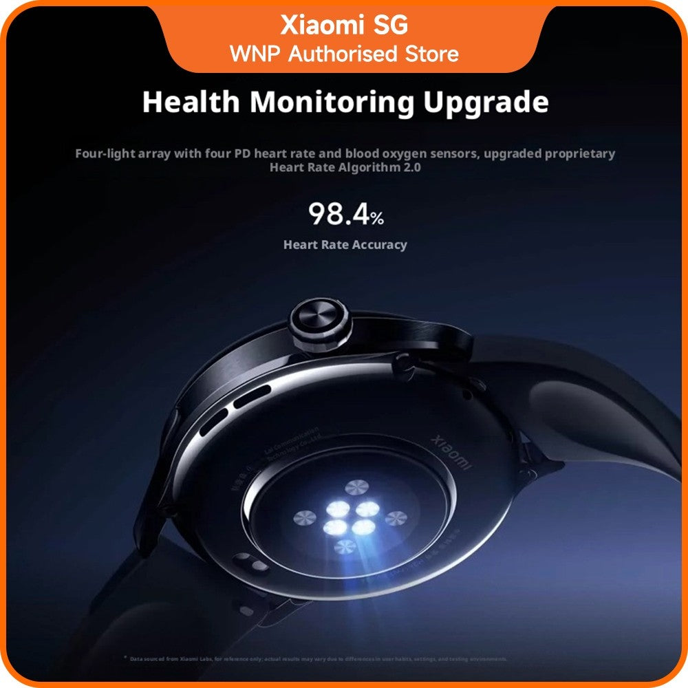 Xiaomi Watch S5 | 1.48"AMOLED display with ultra-narrow bezels,hyperOS 3,Up to 21 days of ultra-long battery life