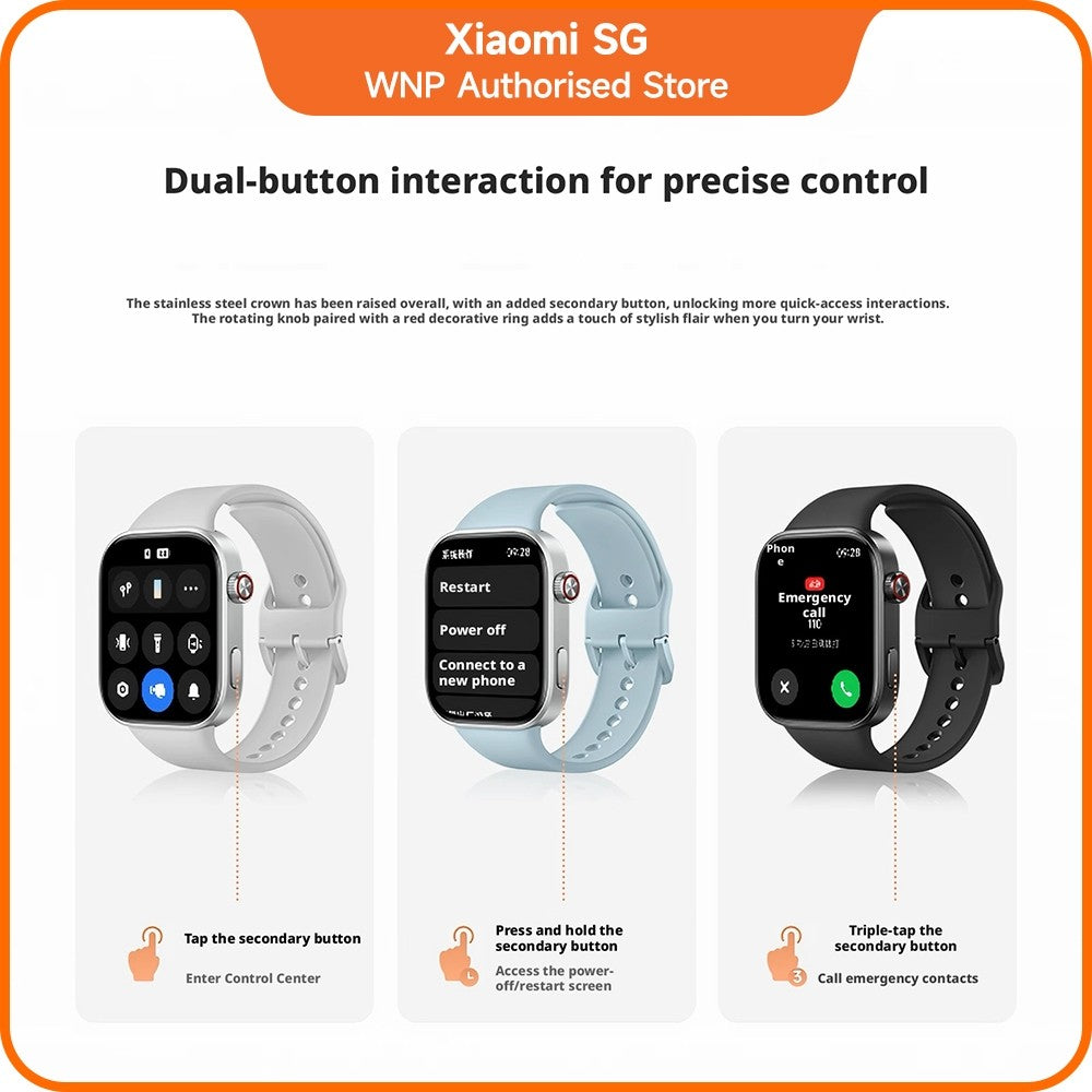Redmi Watch 6 | 2.07" crystal-clear AMOLED display，Dual L1 5-system GNSS for enhanced positioning accuracy