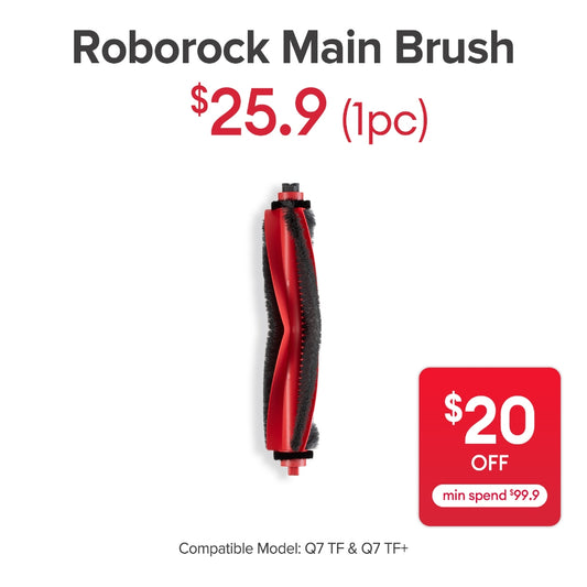Main Brush for Roborock Q7 TF, Q7 TF+