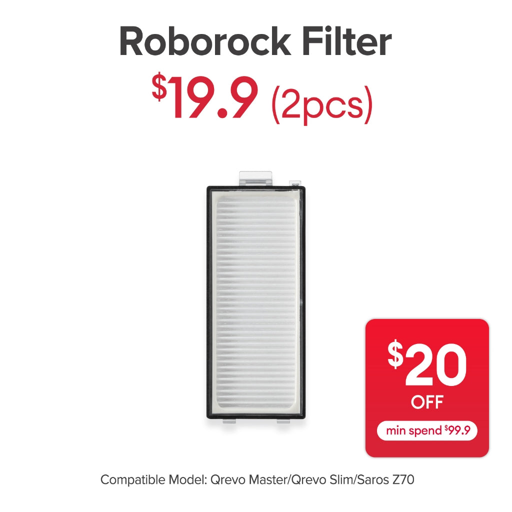 Filter for Roborock Qrevo Master/Qrevo Slim/Saros Z70