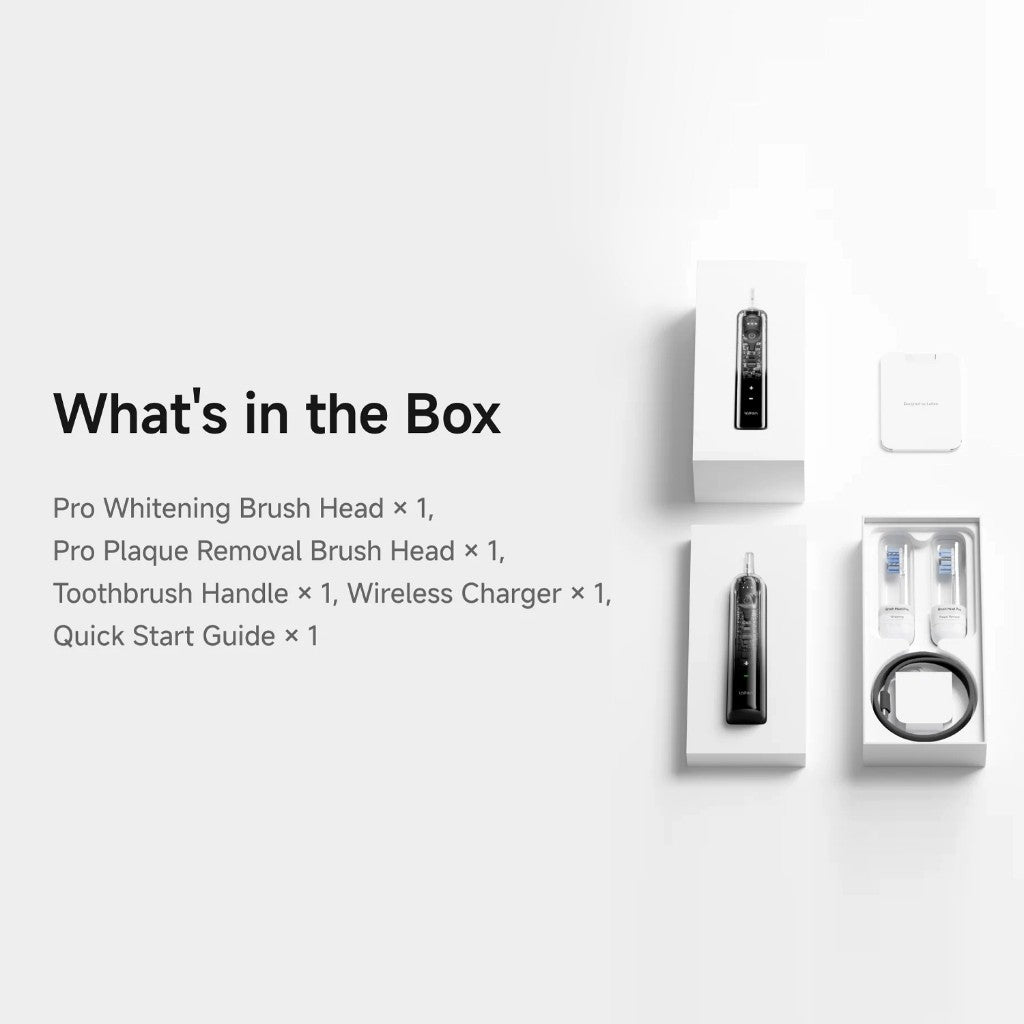 Laifen Wave Pro Electric Toothbrush - Next-Gen Sonic Power, 66,000 VPM & 60° Deep Sweep Cleaning