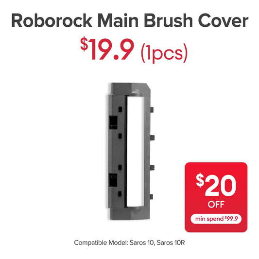 Main Brush Cover for Roborock Saros 10R, Saros 10