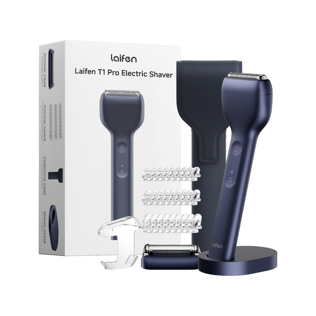 Laifen T1 Pro Electric Shaver | Stubble Edition / Trimmer Edition for Men - Rechargeable Wet & Dry Electric Razor