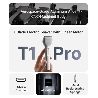 Laifen T1 Pro Electric Shaver | Stubble Edition / Trimmer Edition for Men - Rechargeable Wet & Dry Electric Razor